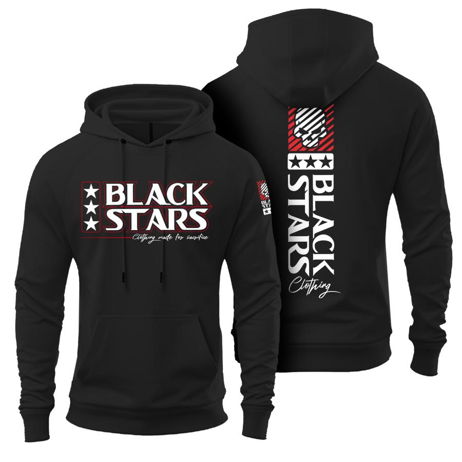 Sudadera Regular, Black Stars