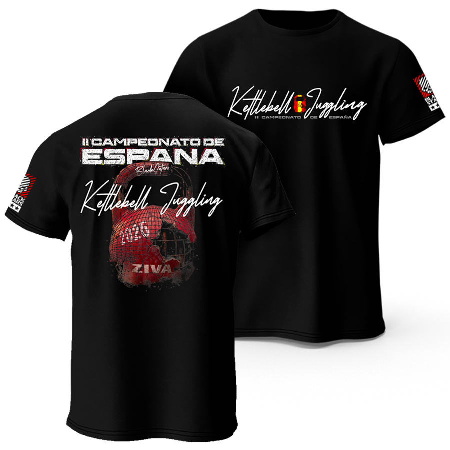 Camiseta AEKJ campeonato españa Kettlebell Juggling