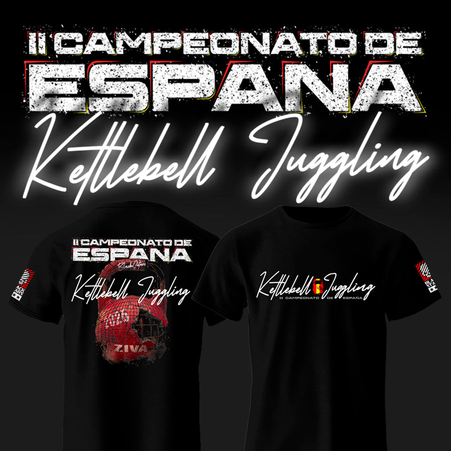 Camiseta AEKJ campeonato españa Kettlebell Juggling