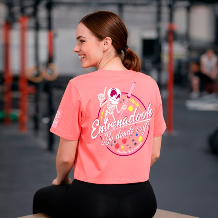 Camiseta mujer entrenador yo dónde me voy Imagen principal del producto