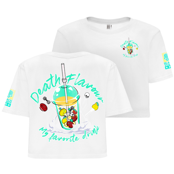 Camiseta mujer crop top Death Flavour