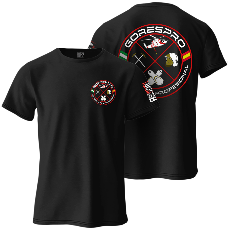 Camiseta Gorespro Black Stars