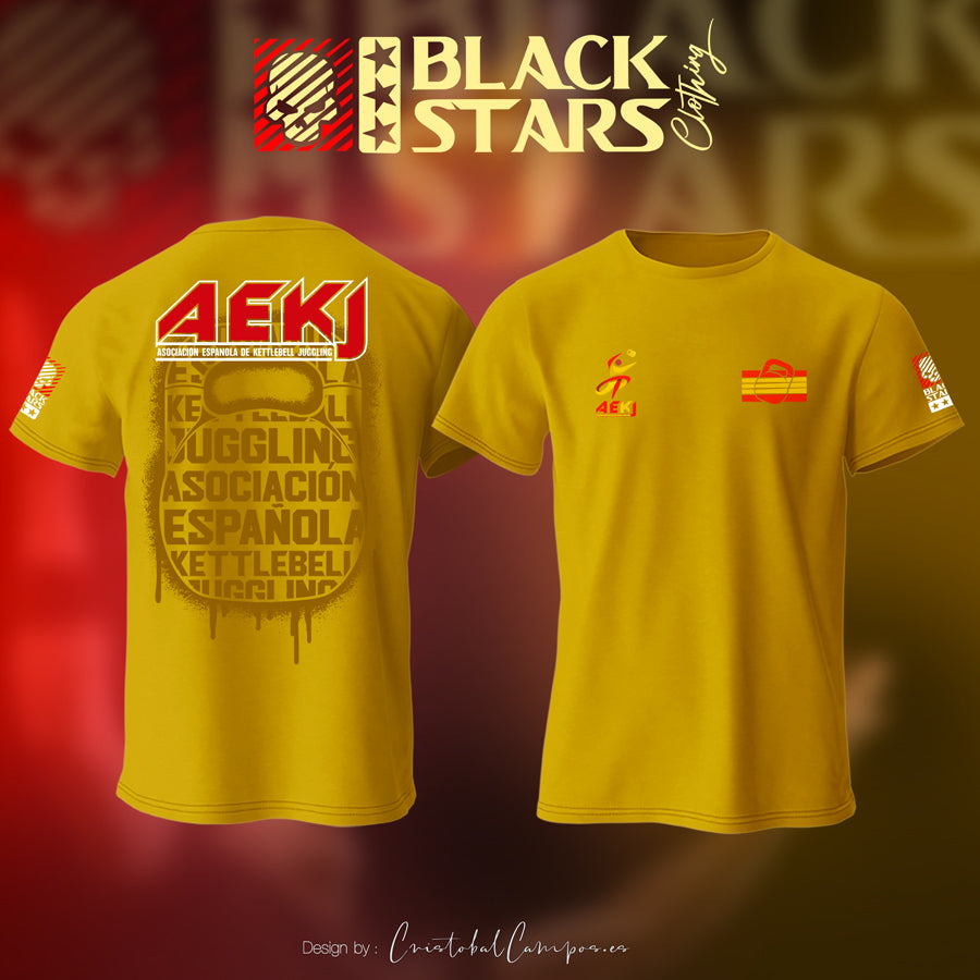 Camiseta AEKJ Oficial Athleta mostaza Imagen principal del producto